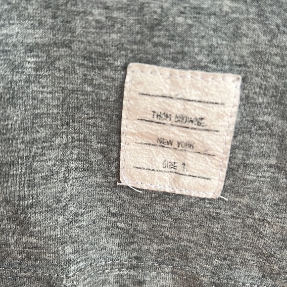 Thom Browne | Gray t-shirt | Size 1 - Picture 3 of 4